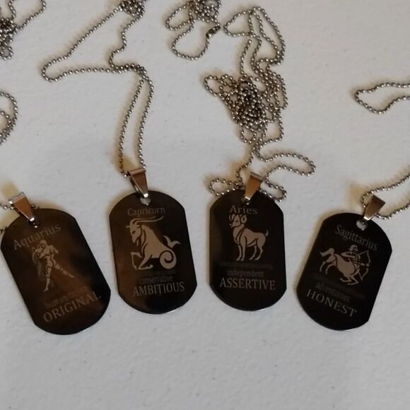 4 zodiac sign necklaces Fashion‎ jewelry - Picture 2 of 3
